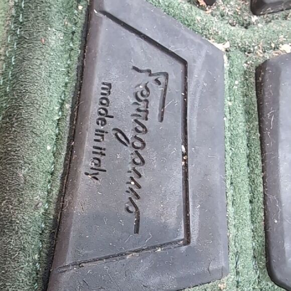 Salvatore Ferragamo Billy 2 Green Suede Driving Loafers Sz 9 - Picture 13 of 13